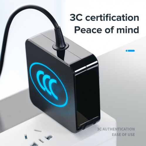 Pour adaptateur de source de charge ultra rapide Dell HP Xiaomi 65W Type-c () SH001B768-07