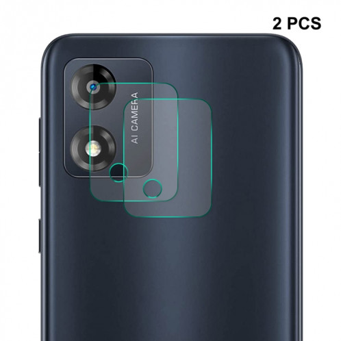 Pour Motorola Moto E13 2 pièces ENKAY Hat-Prince 9H lentille de caméra arrière Film en verre trempé SE53021252-05