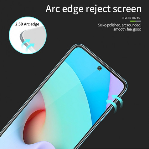 Film de verre trempé plein écran pour Motorola Moto G53/G23 PINWUYO 9H 2.5D (noir) SP803A677-09