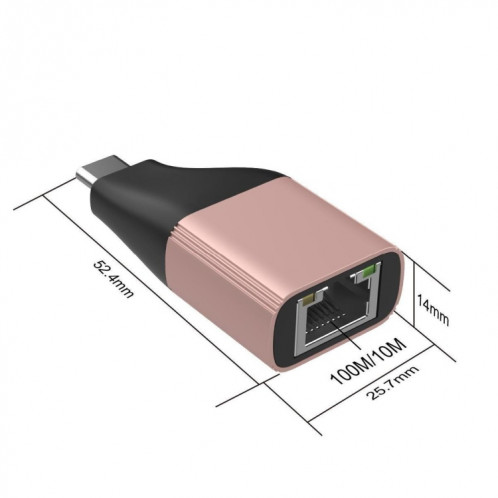 Adaptateur LAN Onten UC101H Type-C 10M/100M, couleurs expédiées au hasard SO2009913-07