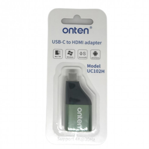 Adaptateur Onten UC102H 4K Type-C vers HDMI (livraison de couleurs aléatoires) SO20161132-07