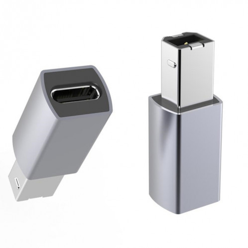 1 pc JUNSUNMAY USB Type-C Femelle à Mâle USB 2.0 Type-B Adaptateur Convertisseur Connecteur pour Imprimantes Scanner Électrique Piano SJ17011426-06