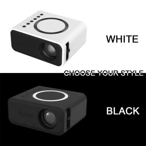 YT300 Accueil Multimédia Mini Projecteur À Distance Support Téléphone Portable (US Plug Blanc) SH701A344-06
