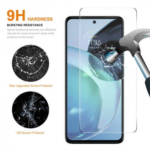 Pour Motorola Moto G72 / G71s 2 pièces ENKAY 0.26mm 9H 2.5D Haute Film De Verre Trempé Aluminium-silicium SE55071980-06