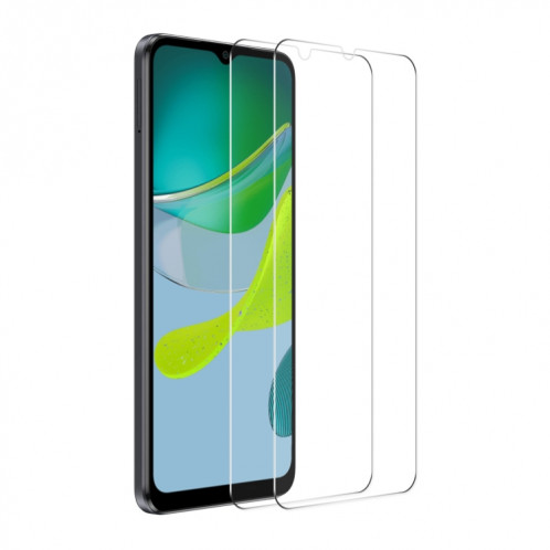 Pour Motorola Moto E13 2 pièces ENKAY 0.26mm 9H 2.5D haute Film de verre trempé aluminium-silicium SE550885-06