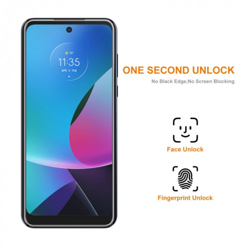 Pour Motorola Moto G Play 2023 5 pièces ENKAY 0.26mm 9H 2.5D haute Film de verre trempé aluminium-silicium SE56031028-07