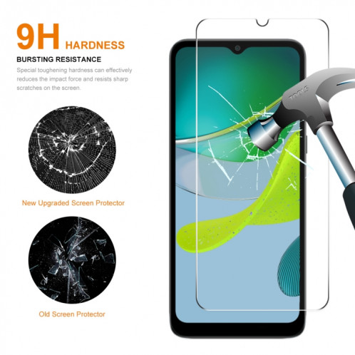 Pour Motorola Moto E13 5 pièces ENKAY 0.26mm 9H 2.5D haute Film de verre trempé aluminium-silicium SE56081949-07