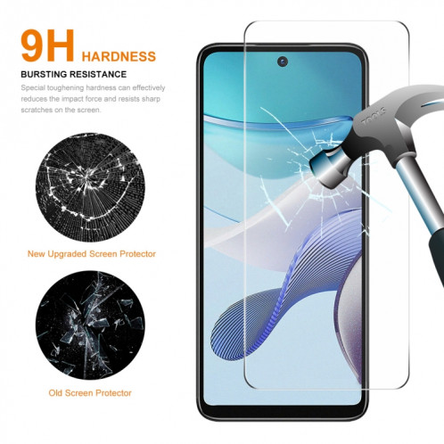 Pour Motorola Moto G73/G Power 2023 10 pièces ENKAY 0.26mm 9H 2.5D haute Film de verre trempé aluminium-silicium SE57061003-07