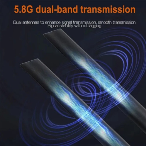 009 200m Transmetteur vidéo HD Récepteur WIFI 5.8 Adaptateur de dongle d'affichage sans fil () SH801B1029-08