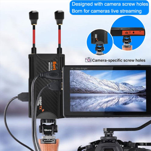 009 Pro 300m écran sans fil coulée émetteur vidéo récepteur adaptateur de dongle d'affichage sans fil (prise ue) SH701B733-07