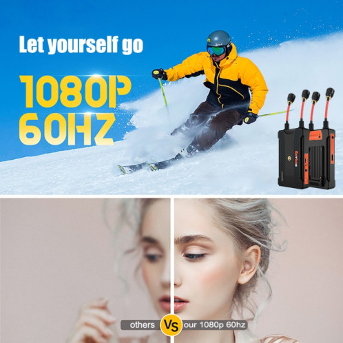 900S Pro écran sans fil coulée transmetteur vidéo HD récepteur 300m adaptateur de dongle d'affichage sans fil (prise ue) SH801B1235-07