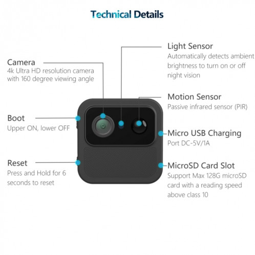R9 Portable Téléphone Portable Webcam À Distance Maison Sans Fil WiFi Caméra HD Vision Nocturne Moniteur Caméra SH2693521-07