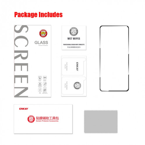 ENKAY – Film en verre trempé à haute teneur en aluminium et silicium, pour Motorola Moto G Power 2024 2024 SE2010498-07