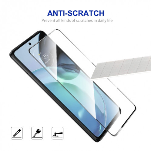 Pour Motorola Moto G72 / G71s 5pcs ENKAY Film de verre trempé à haute teneur en aluminium-silicium SE22061631-08