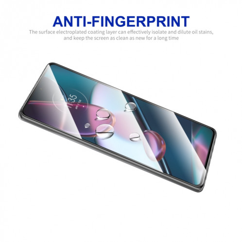 Pour Moto G84 10 pièces ENKAY colle complète Film de verre trempé à haute teneur en aluminium-silicium SE23051872-08