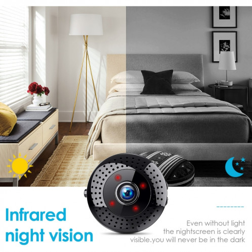 L27 Mini caméra sans fil HD 4K Vision nocturne Détection de mouvement Caméscope de sécurité à domicile SH27851063-08