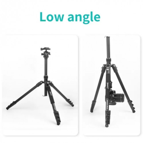 JMARY KT325-NB30 Support de trépied rotatif pour caméra d'action en alliage d'aluminium portable de 1,6 m SJ30761018-07
