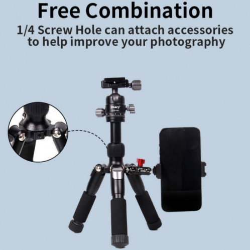 JMARY KT25 + H30 pour Selfie Live Streaming Mini trépied de bureau portable léger SJ30861209-07