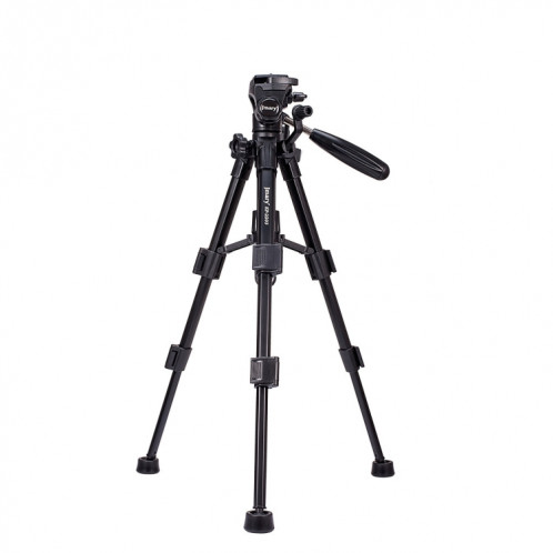 JMARY KP-2203 Trépied de photographie de téléphone pour appareil photo reflex télescopique en alliage d'aluminium portable (noir) SJ701A391-07
