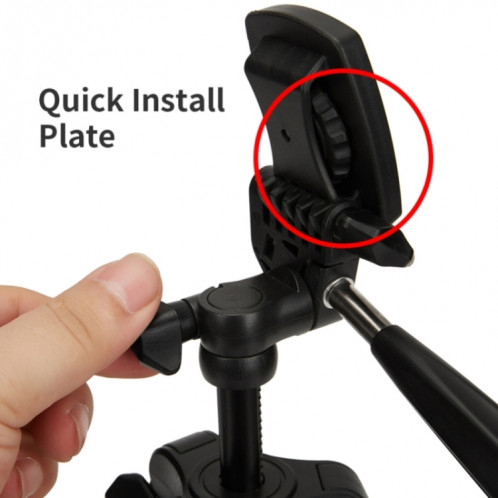 JMARY KP2205 Support de téléphone portable pour trépied de voyage Support de trépied pour caméra télescopique SJ3100485-07