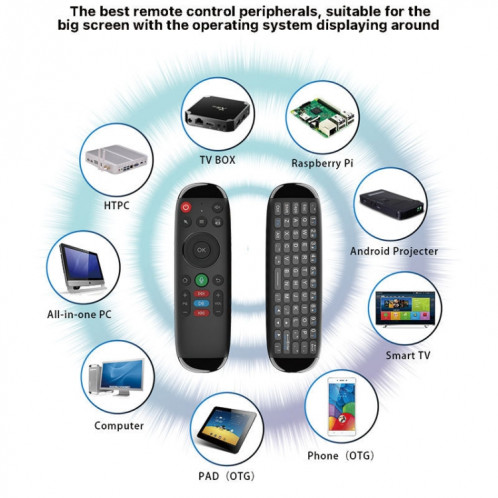 M6 pour la maison TV Box Smart TV 2.4G sans fil Smart Voice Function télécommande Fly Mouse SH3126427-05