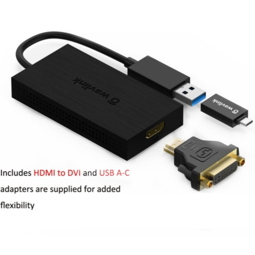 Wavlink UG7601HC Adaptateur d'affichage portable USB3.0-USB-C vers HDMI SW32061956-06