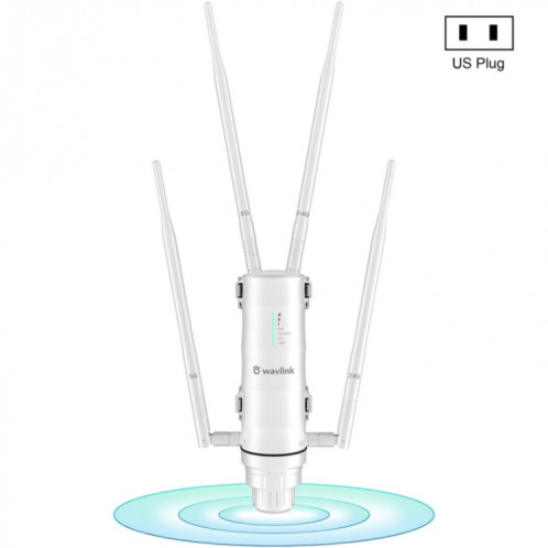 WAVLINK WN572HG3 avec antenne 4x7dBi AC1200 routeurs sans fil d'extension WiFi extérieur, prise: prise américaine SH1401115-08