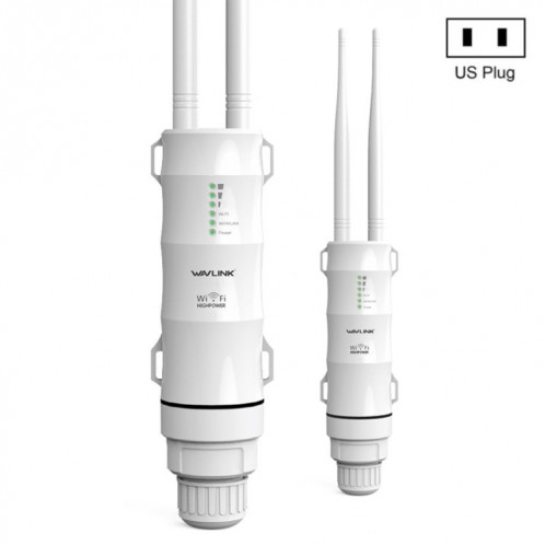 WAVLINK WN570HA1 extension de routeur de portée WiFi extérieure résistante aux intempéries 2.4 + 5 GHz 600 Mbps, prise: prise américaine SW15011482-08