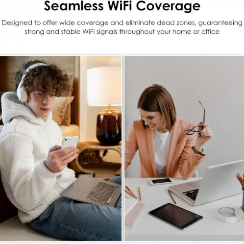 WAVLINK WN532A3 WPA2-PSK 300Mbps répéteur sans fil double bande AC1200M routeurs sans fil, prise: prise américaine SH43011655-08