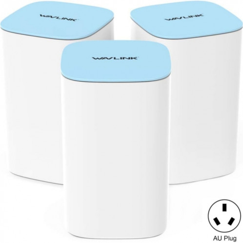 WAVLINK WN551K3 3 pièces AC3000 WiFi répéteur sans fil antenne intégrée routeur sans fil maille tri-bande, prise: prise AU SW60041766-07
