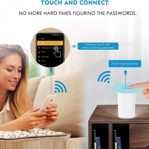 WAVLINK WN551K3 3 pièces AC3000 WiFi répéteur sans fil antenne intégrée routeur sans fil maille tri-bande, prise: prise AU SW60041766-07
