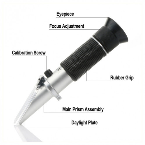 RZ120 réfractomètre bière Brix moût sucre alcool gravité spécifique mesure de la salinité outil portatif compteur de gravité spécifique SH23491442-06