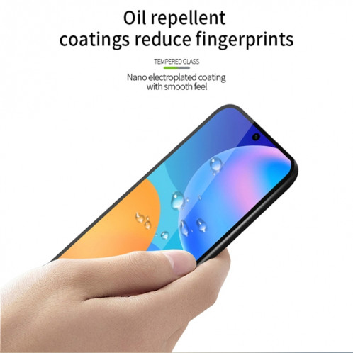 Pour Motorola Moto G14 MOFI 9H 2.5D Film de verre trempé plein écran (noir) SM701A71-08