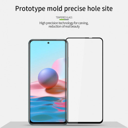 Pour Motorola Moto G84 MOFI 9H 2.5D Film de verre trempé plein écran (noir) SM702A254-08