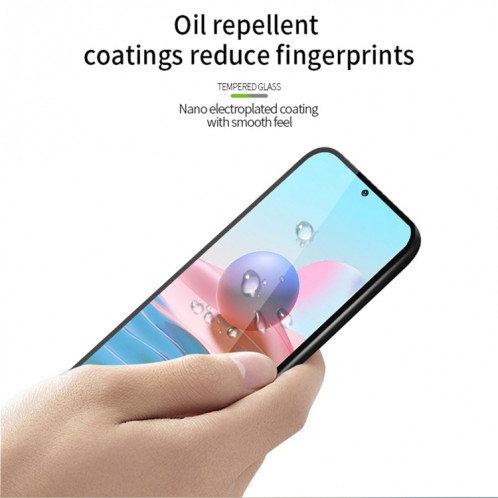 Pour Motorola Moto G84 MOFI 9H 2.5D Film de verre trempé plein écran (noir) SM702A254-08