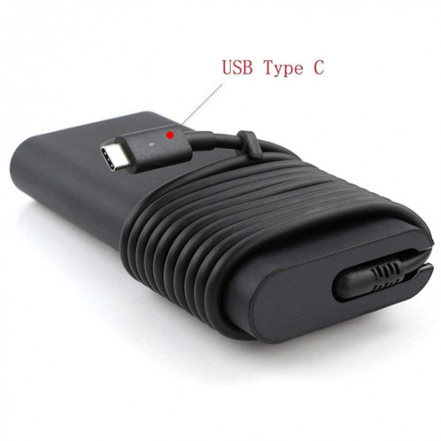 Pour Dell 5280 5480 5580 7390 7370 65W TYPE-C USB-C Thunderbolt 3 chargeur adaptateur secteur (prise ue) SH601B242-05