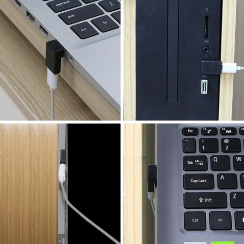 1 pièces ENKAY convertisseur adaptateur USB 3.0 mâle à type-c femelle à Angle droit de 90 degrés SE56011665-07