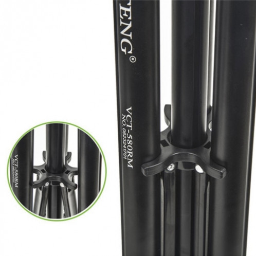 Support de trépied télescopique pour appareil photo reflex numérique YUNTENG VCT-580 avec vis 1/4 SH4047691-08