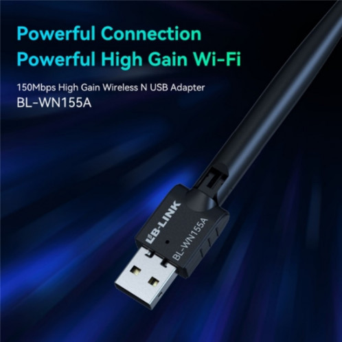 LB-LINK WN155A 150M adaptateur de carte réseau sans fil USB WiFi récepteur pour ordinateur portable SL4152582-07