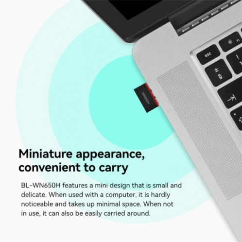 LB-LINK WN650H Récepteur WiFi USB portable Carte réseau sans fil double bande 650M SL4154600-07