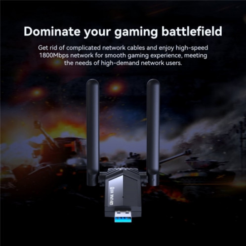 LB-LINK WDN1800H Esports Gaming USB 3.0 WiFi6 AX1800M carte réseau sans fil Gigabit SL4211964-07