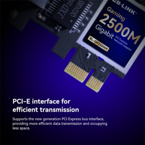 LB-LINK BL-GP2500M ordinateur de bureau à Port unique 2.5Gbps PCIE Gigabit 2500M carte réseau filaire SL4224384-07
