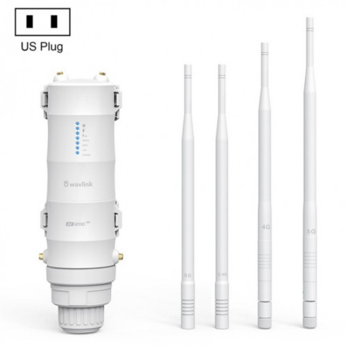 Routeur WAVLINK WN572HE4D AC1200 4G LTE WiFi double bande 4 antennes détachables, prise: prise américaine SW70011769-08
