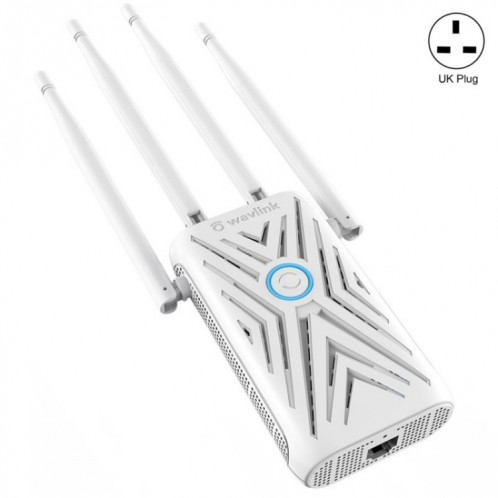 WAVLINK WN579A3 Extension WiFi domestique 1200 Mbps 2,4 GHz/5 GHz Routeur sans fil AP double bande, prise : prise britannique SW79021015-06