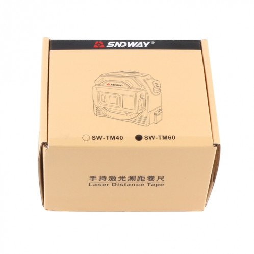 SNDWAY SW-TM40 40M Digital Round Restaurant Distance Laser Distance de mètre Multi-fonction Outil de verrouillage automatique SS2429972-06