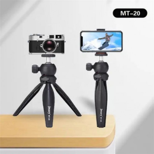 JMARY MT-20 Mini Portable 360 Degrés Rotule Selfie Bâton Pliant Trépied De Bureau Support Pour Téléphone SJ4489912-06