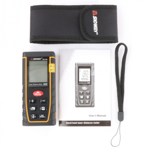 Télémètre laser SNDWAY Télémètre portable SW-T80 SS24501847-04