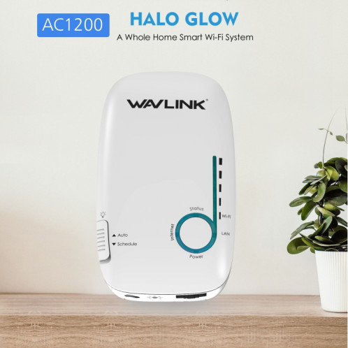 WAVLINK WN576K1 AC1200 routeur WiFi domestique extension de réseau répéteur sans fil double bande, prise: prise ue SW5103654-08