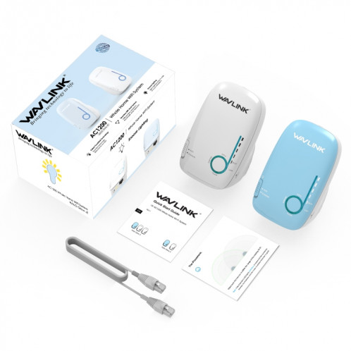 WAVLINK WN576K2 AC1200 routeur WiFi domestique extension de réseau répéteur sans fil double bande, prise: prise britannique SW53021429-09