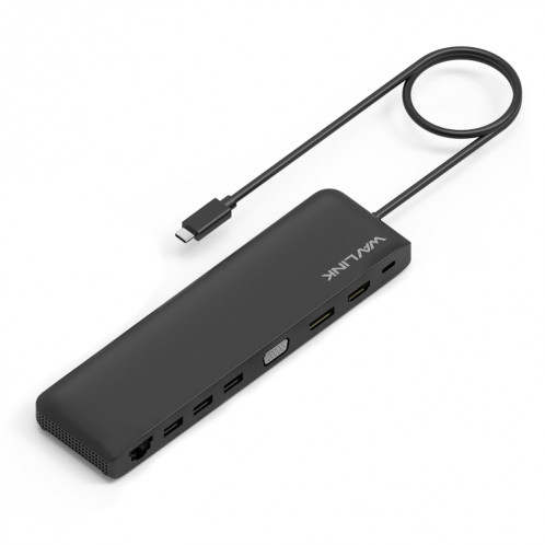 WAVLINK WL-UMD04 Adaptateur Hub Portable USB-C vers HD / DVI / VGA Slim Converter Type-C SW4666664-07